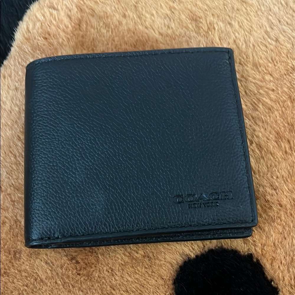 Coach Black Leather Men's Wallet